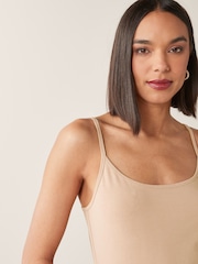 Natural Tan Thin Strap Vest - Image 3 of 4