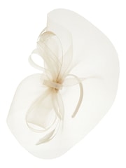 Accessorize Natural Rhea Oversized Bow Fascinator Headband - Image 3 of 3