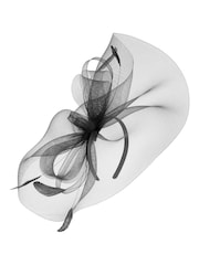 Accessorize Black Oversized Bow Rhea Fascinator Headband - Image 3 of 3