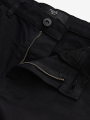 Black Skinny Fit Denim Shorts - Image 2 of 2