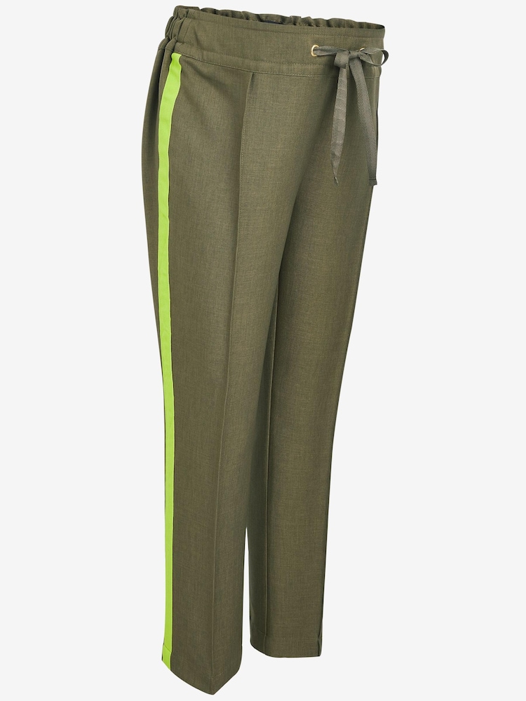 Vert kaki - Pantalon de jogging de maternité à taille élastique - Image 1 of 2