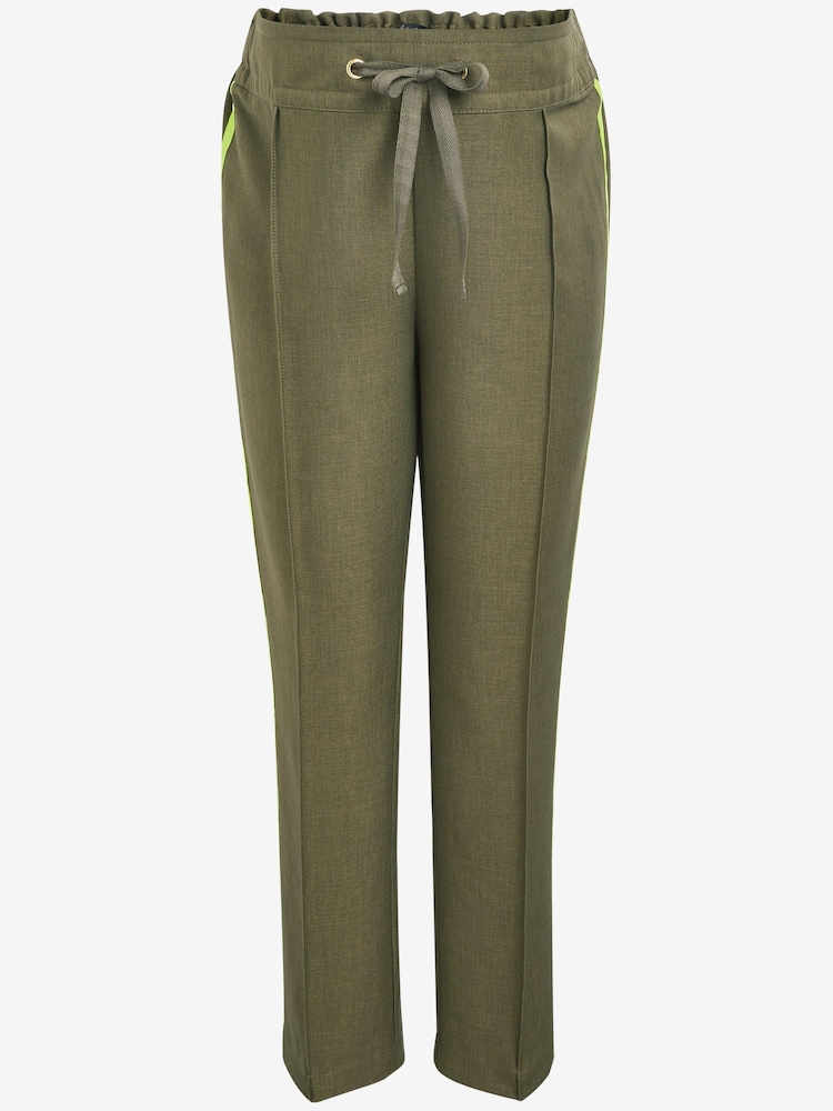 Vert kaki - Pantalon de jogging de maternité à taille élastique - Image 2 of 2
