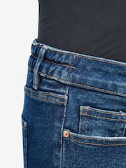 Dark Blue Denim Maternity Over the Bump Boyfriend Jeans - Image 3 of 3