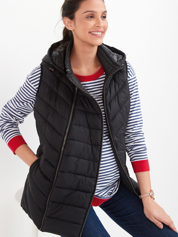 Black Maternity 2-In-1 Gilet - Image 1 of 3 Black Maternity 2-In-1 Gilet - Image 1 of 3