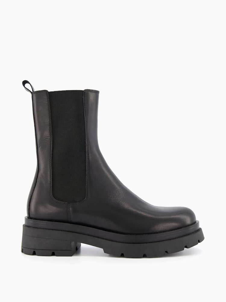 Dune London Black Palmz Heavy Outsole Chelsea Boots - Image 1 of 5