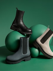 Dune London Black Palmz Heavy Outsole Chelsea Boots - Image 5 of 5