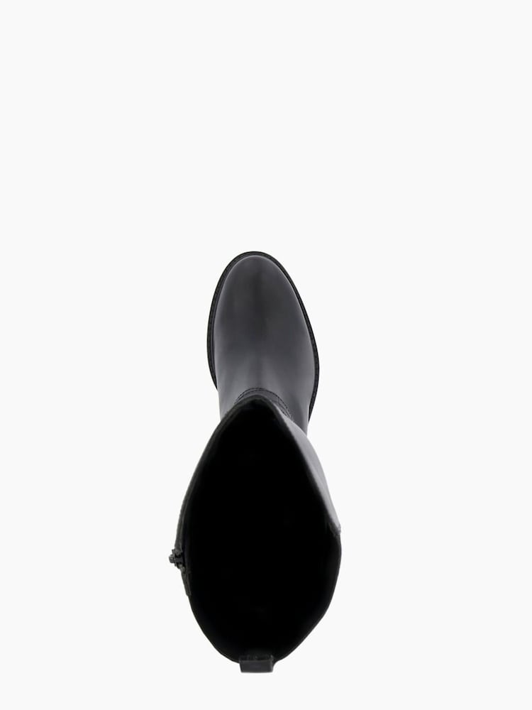 Noir - Bottes/Bottines montante Dune London Tildings avec bretelles - Image 4 of 4