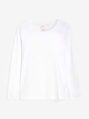 Noir/Blanc/Gris/Bleu/Vert - 100% Coton Manches longues Hauts 5 Lot - Image 10 of 14