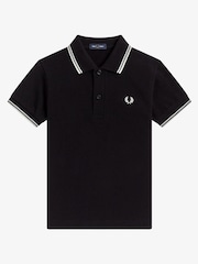 Fred Perry Kids Twin Tipped Polo Shirt - Image 3 of 4