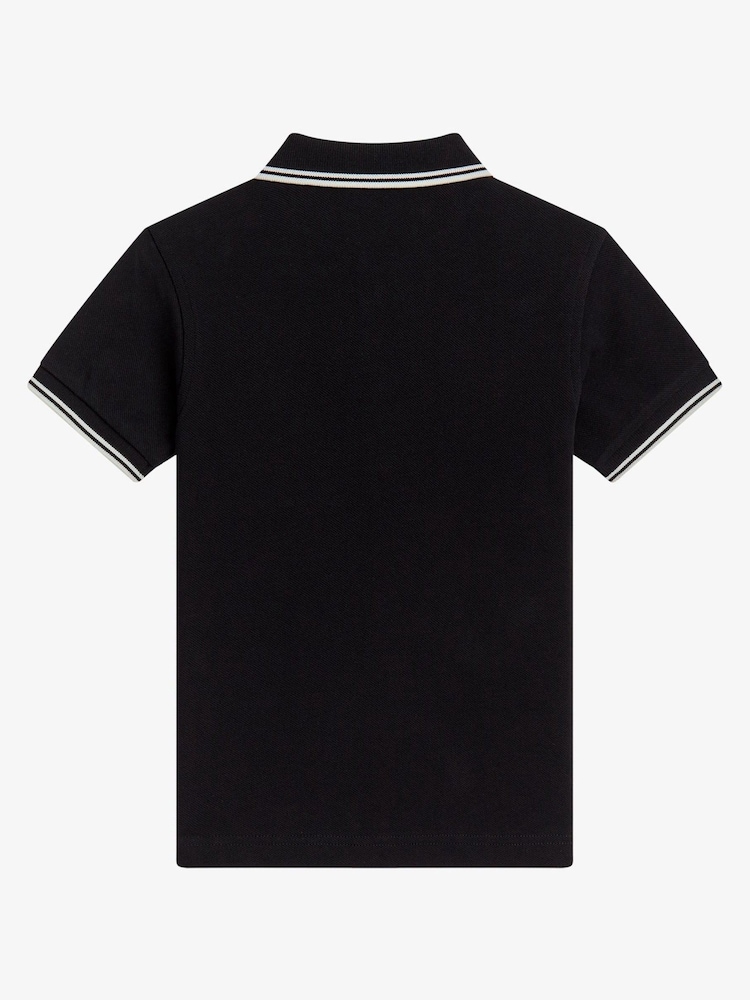 Fred Perry Kids Twin Tipped Polo Shirt - Image 4 of 4