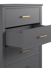 CosmoLiving Graphite Grey Westerleigh Four Drawers Chest - Image 4 of 4