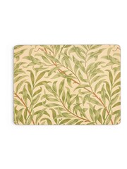 Morris & Co. by Pimpernel Set of 4 Green Willow Bough Green Placemats - Image 4 of 4