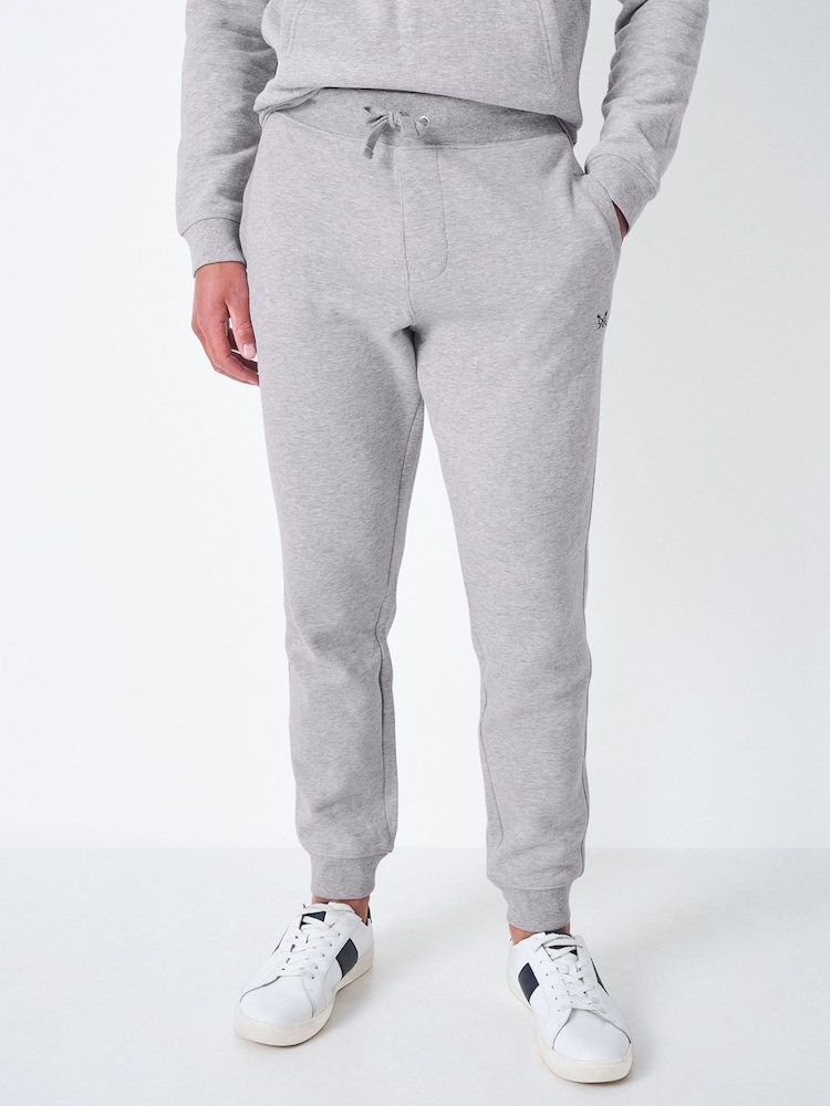 Crew Clothing Carbon Grey Crossed Oars Joggers - Image 1 of 4