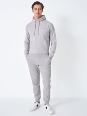 Crew Clothing Carbon Grey Crossed Oars Joggers - Image 3 of 4