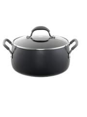 Bronx Lakeland 24cm Hard Anodised Stockpot with Glass Lid - Image 2 of 2