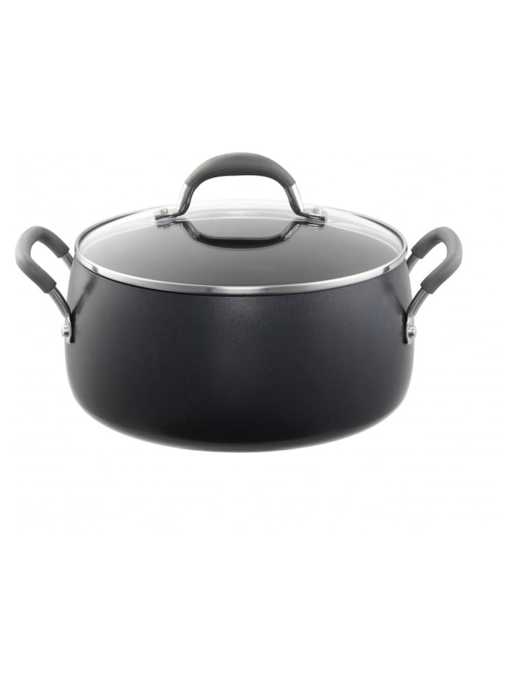 Bronx Lakeland 24cm Hard Anodised Stockpot with Glass Lid - Image 2 of 2