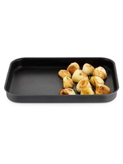 Lakeland Pewter Grey Hard Anodised Shallow Roasting Tin - Image 2 of 2