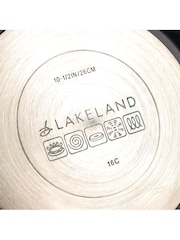 Lakeland Pewter Grey Classic 26cm Aluminium Stir Fry Pan - Image 2 of 3
