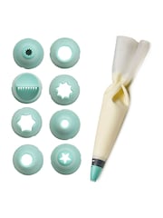 Lakeland Clear Silicone Piping Bag and Nozzles - Image 1 of 2