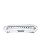 Lakeland White Collapsible Hipster Laundry Basket - Image 3 of 4
