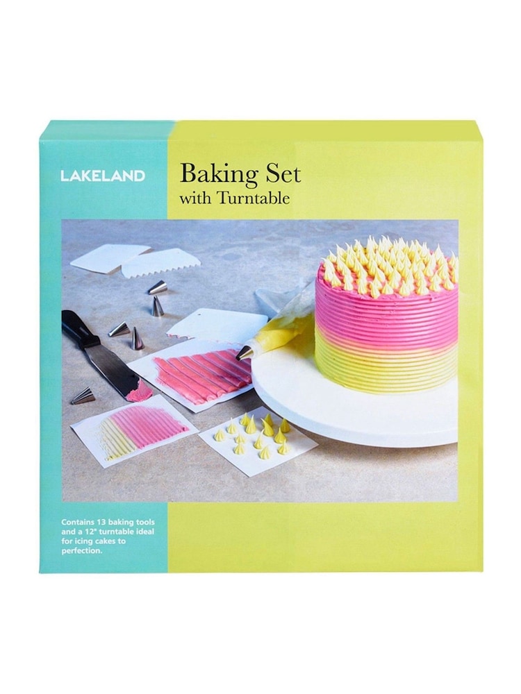 Lakeland White Baking Set with Turntable - Image 1 of 2