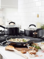 Lakeland Pewter Grey Classic 14cm Aluminium Milk Pan - Image 1 of 2