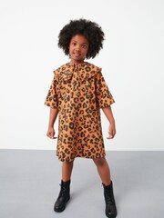 Animal Printed Collar Dress (3-16yrs) - Image 1 of 7
