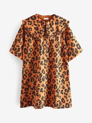 Animal Printed Collar Dress (3-16yrs) - Image 5 of 7