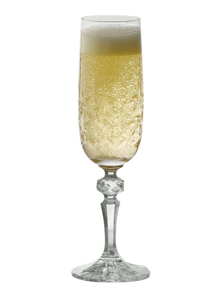 The DRH Collection Set of 2 Clear Dorchester Champagne Flutes - Image 4 of 4