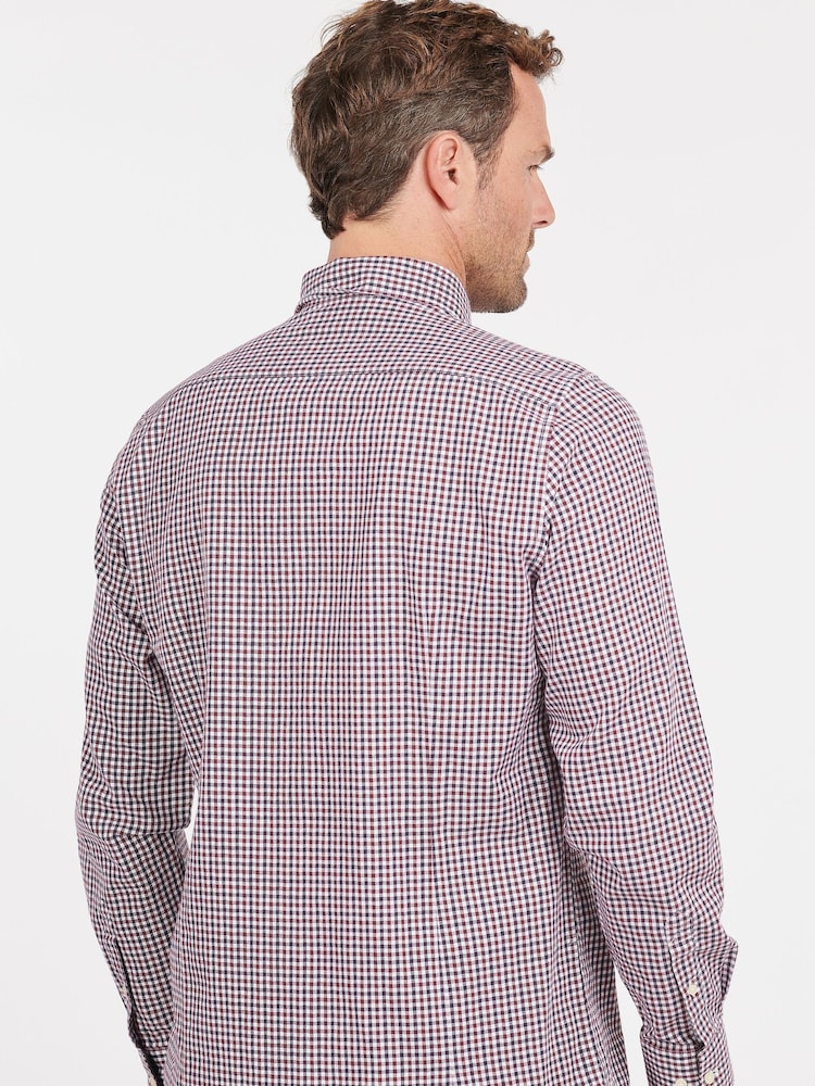 أحمر/أبيض - قميص مربعات Padshaw من Barbour® - صورة 2 من 4