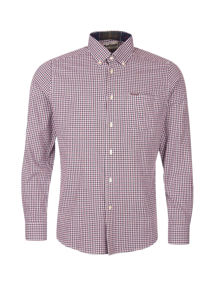 أحمر/أبيض - قميص مربعات Padshaw من Barbour® - صورة 4 من 4