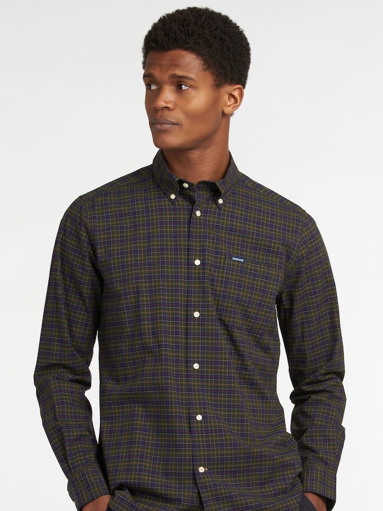 Barbour® Navy Blue Lomond Tartan Shirt - Image 1 of 5
