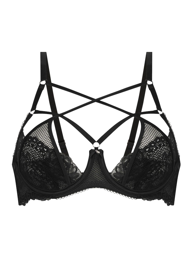 Czarny nieusztywniany biustonosz z fiszbinami Hunkemöller Anne - Image 4 of 6
