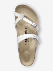 Birkenstock White Mayari Birko Flor Sandals - Image 3 of 4