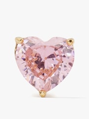 kate spade new york Pink Rose Heart Huggie Earrings - Image 2 of 3
