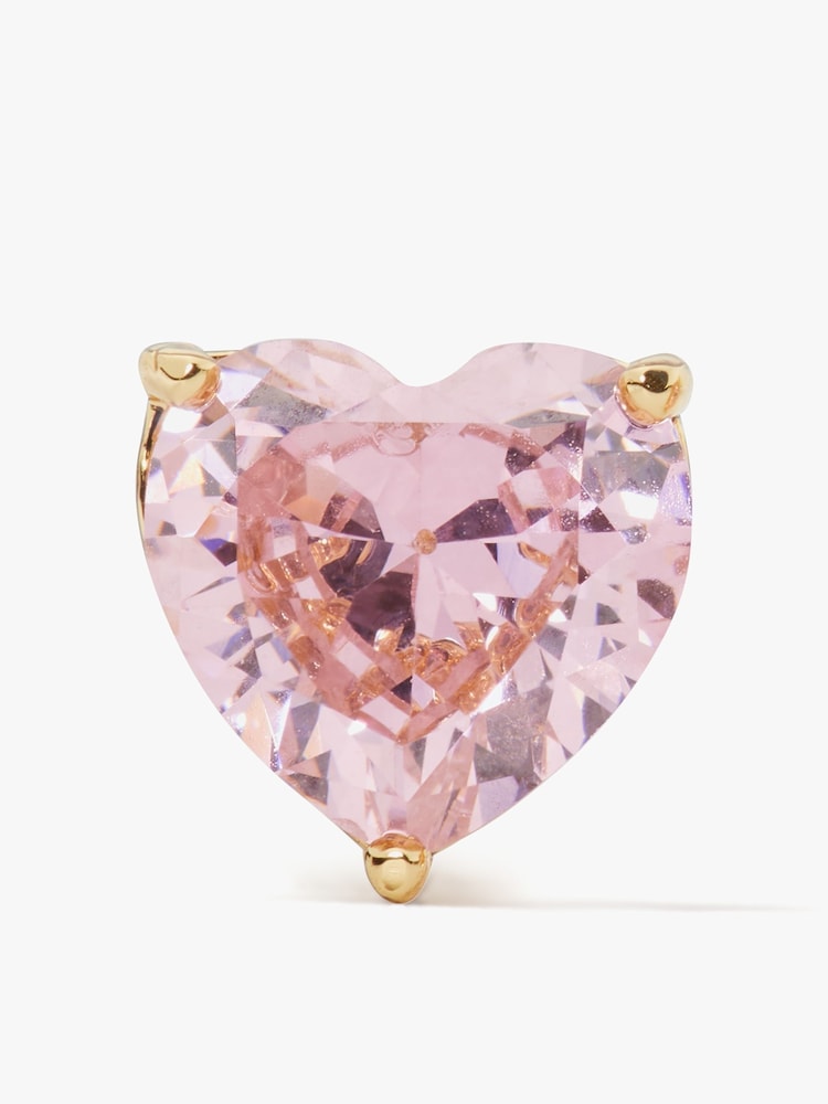 kate spade new york Pink Rose Heart Huggie Earrings - Image 2 of 3
