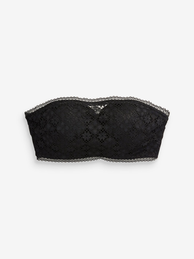 Black/White Geo Lace Light Pad Multiway Bras 2 Pack - Image 7 of 7