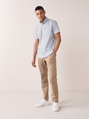 Blue Stripe Easy Iron Button Down Oxford Shirt - Image 2 of 6