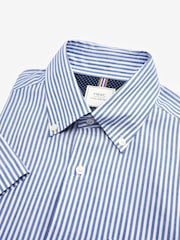 Blue Stripe Easy Iron Button Down Oxford Shirt - Image 4 of 6