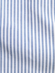 Blue Stripe Easy Iron Button Down Oxford Shirt - Image 5 of 6