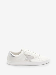 Weiß und Silber - Forever Comfort® Star Turnschuhe zum Schnüren - Bild 4 von 6