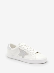 Weiß und Silber - Forever Comfort® Star Turnschuhe zum Schnüren - Bild 6 von 6