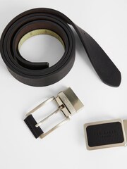 Ted Baker Black Rate Casual Belt In A Box - Image 1 of 3