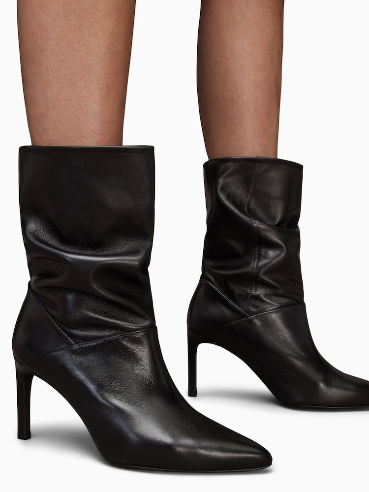 AllSaints Black Orlana Boots - Image 5 of 5