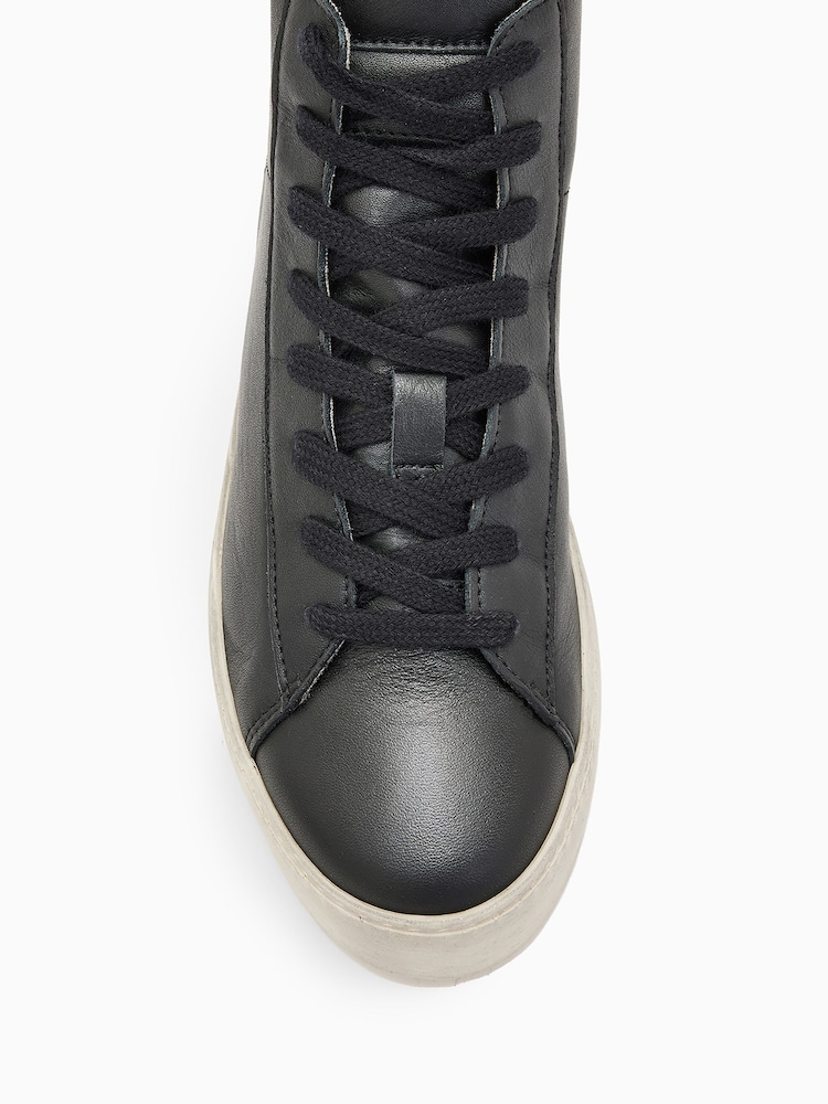 AllSaints Black Tana High Tops - Image 4 of 7