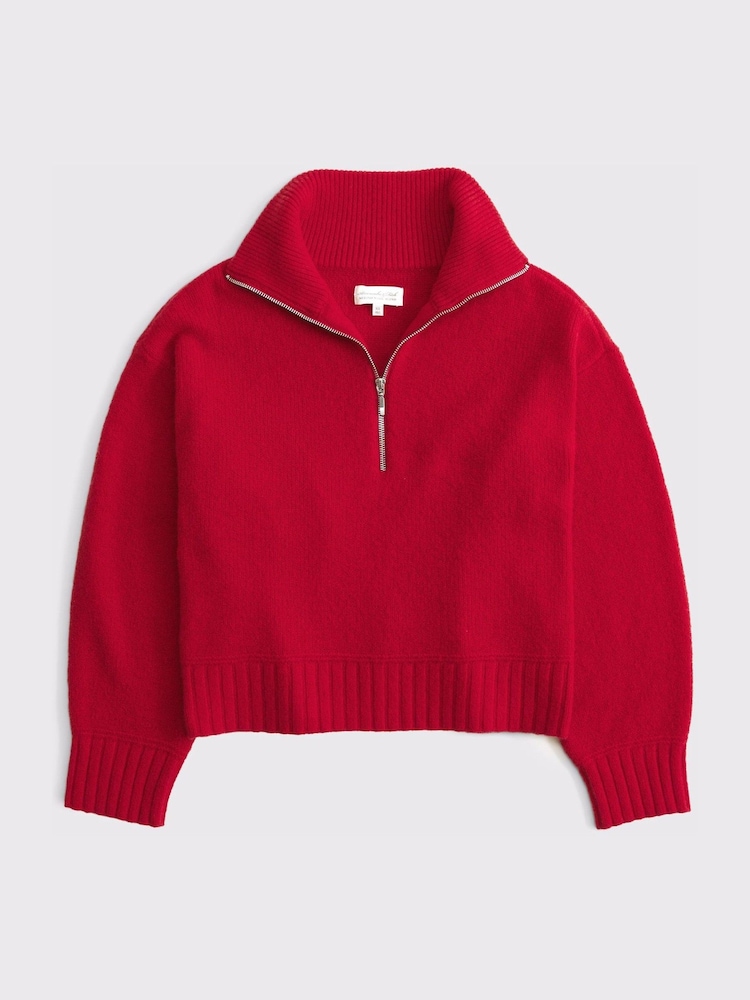 Abercrombie & Fitch Red Sweat Tops - Image 1 of 1