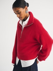 Abercrombie & Fitch Red Sweat Tops - Image 2 of 4