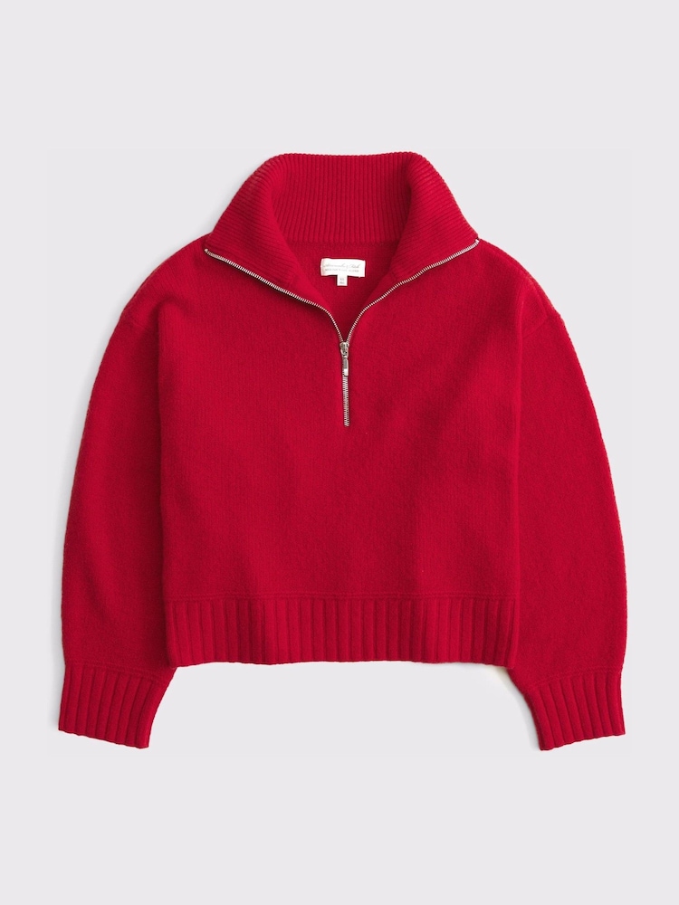 Abercrombie & Fitch Red Sweat Tops - Image 4 of 4