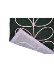 Orla Kiely Jade Green Linear Stem Outdoor Rug - Image 2 of 4
