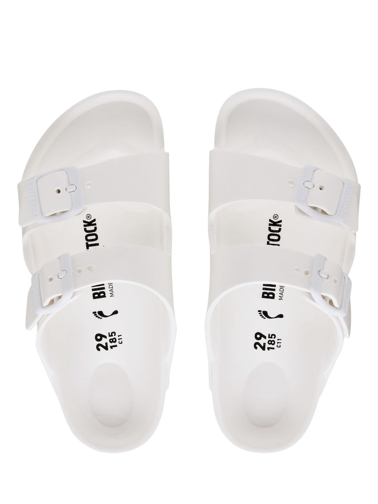 Birkenstock White Kids EVA Arizona Sandals - Image 4 of 4